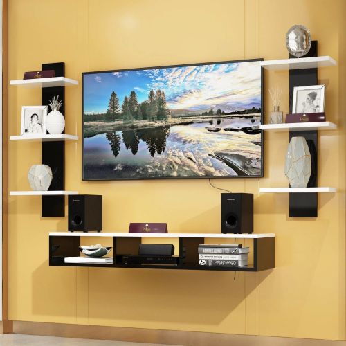 Polished Wooden LCD TV Unit, Shape : Rectangular