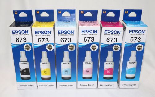 Epson 673 Set OF 6 Bottle Printer Ink
