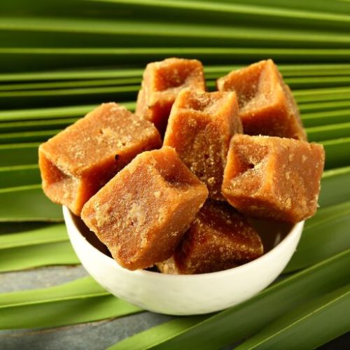 Natural Sugarcane Jaggery Cubes, Color : Light Brown
