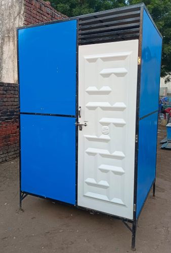 Color Coated Steel FRP Potable Toilet, Color : Multicolor