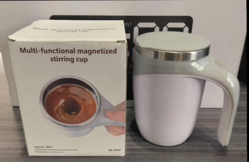 Plain Plastic Multi-Functional Magnetized Stirring Cup