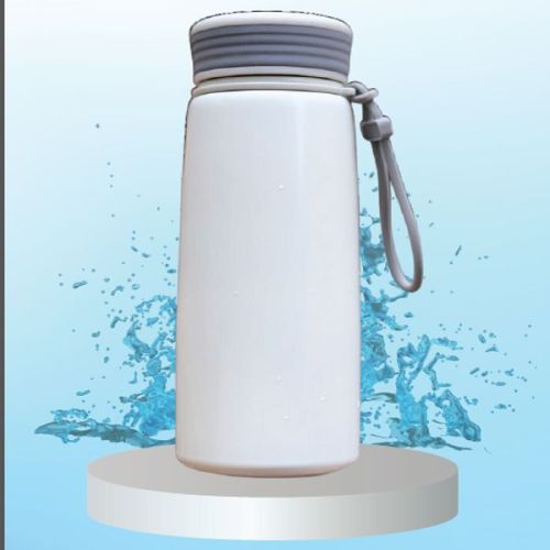Vacuum Insulated Water Bottle With Silicon Strap