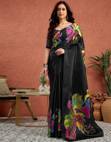 Printed Georgette Fabric, Brand Name : Pravoeve, Technics : Easy