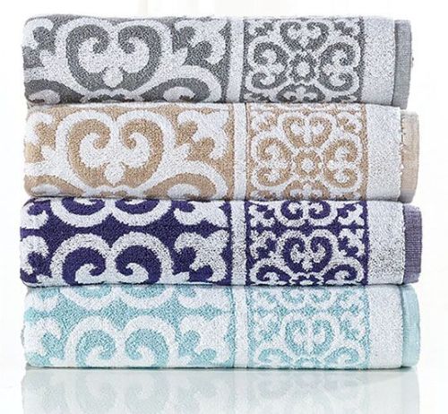 Eurospa 100% Cotton Designer Jacquard Towels Standard Sizes