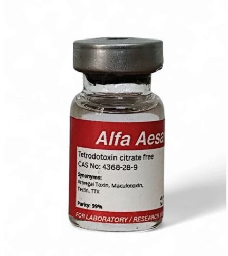 Tetrodotoxin Citrate Free Liquid, Purity : 99%
