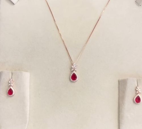 925 Sterling Silver Ladies Necklace Set