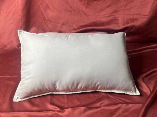 White Plain Border Rectangular Cotton Pillow, Brand Name : Tasiyah