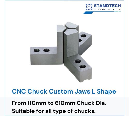 Metal CNC Special Jaws L Shape, Brand Name : Standtech Technology