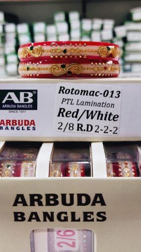 Polished Rotomac-013 Glass Kada Festive Wear, Party Wear