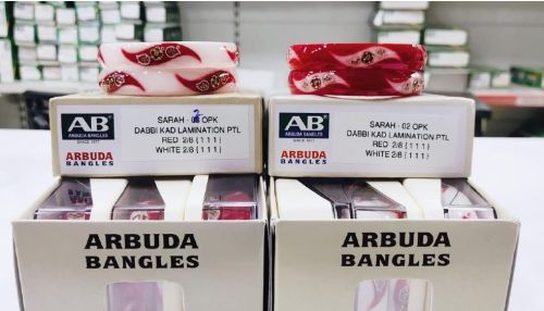 Polished Sarah-02 Opk Glass Kada Festive Wear, Party Wear