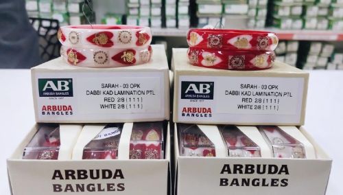 Polished Sarah-03 Opk Glass Kada Festive Wear, Party Wear