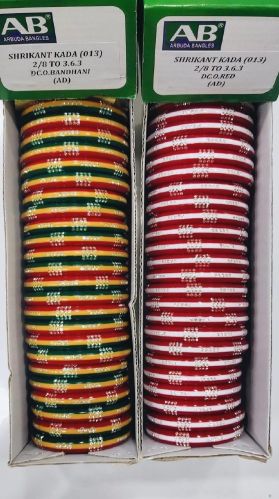 Polished Shrikant 013 Opk Glass Kada, Color : Multi Color