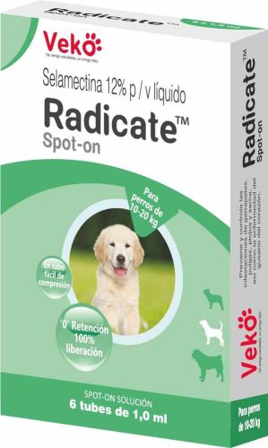 10-20 Kg Radicate Spot On Selamectin 12% Solution Veterinary Medicines