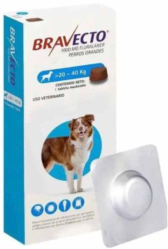 Bravecto 1000mg Fluralaner Chewable Tablet