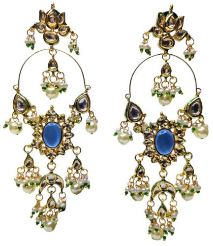 Designer Taar Bali with Kundan Work and Semi-Precious Stones