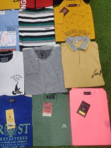 Mens Multicolor Cotton T Shirt, Size : XL, 2XL Casual Wear