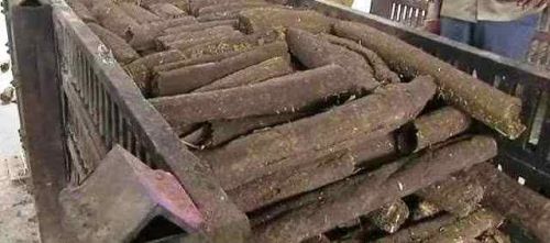 Cow Dung Wood LOG, Packaging Size : 5-25kg