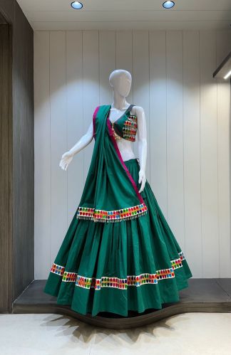 Cotton Traditional Garba Dress Chaniya Choli Festival Wear