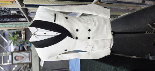 Double Breasted Suit Custom Tailored | 2 Pcs Bespoke Wedding & Gala Groom Attire | Handmade Glamour