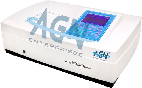 Double Beam Microprocessor UV-VIS Spectrophotometer (Variable Bandwidth & 8 Cell Holder)