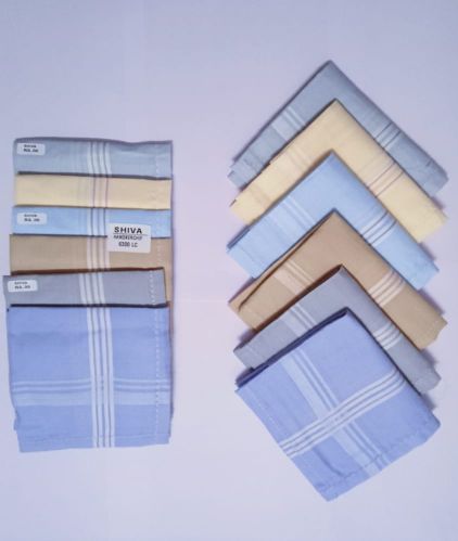 Comfort Cotton Handkerchief, Color : White 10x10Inch