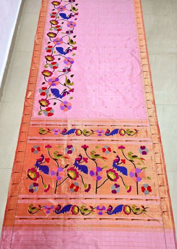Printed Paithani Saree Casual Wear, Age Group : Adults