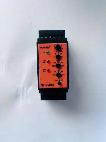 S2 VMR3 Minilec Phase Failure Relay, Voltage : Adjustable