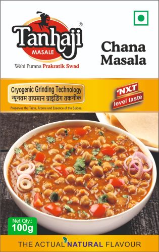 100gm Tanhaji Chana Masala, Packaging Type : Box