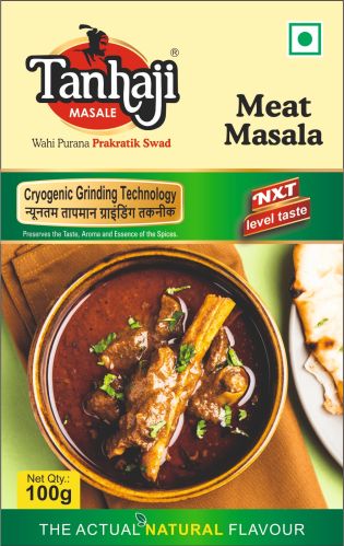 100gm Tanhaji Meat Masala, Packaging Type : Box