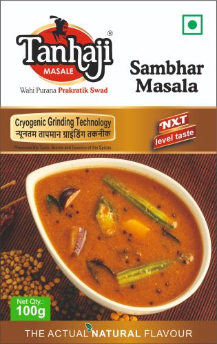100gm Tanhaji Sambhar Masala, Packaging Type : Box