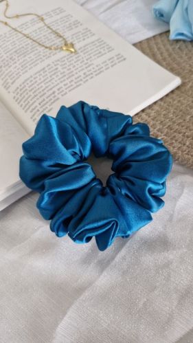 Silk Hair Scrunchies Free Size