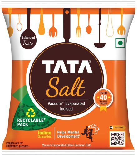 Tata Salt, Packaging Type : White