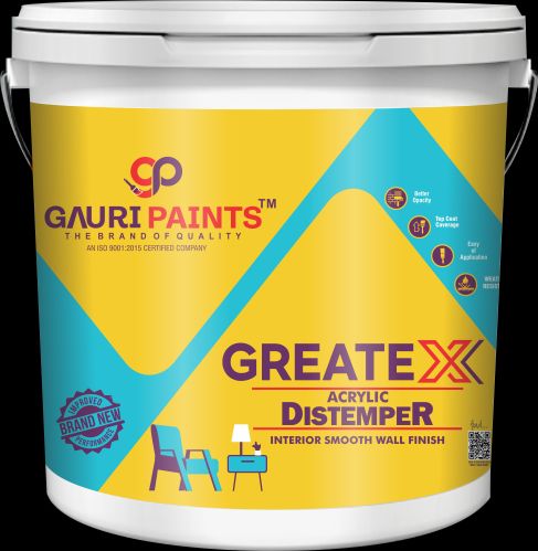 Greate X Acrylic Distemper Paint, Certification : ISO9001:2008