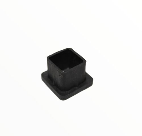 SD Plastic Square End Cap 20x20, Color : Black & White, Black