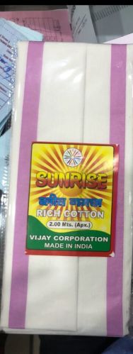 Plain Cotton Gamcha, Color : White