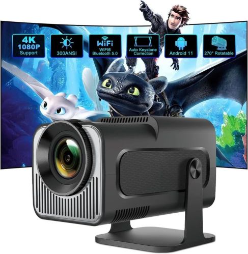 Hy320 Full HD Mini LED Projector With Wifi And Bluetooth