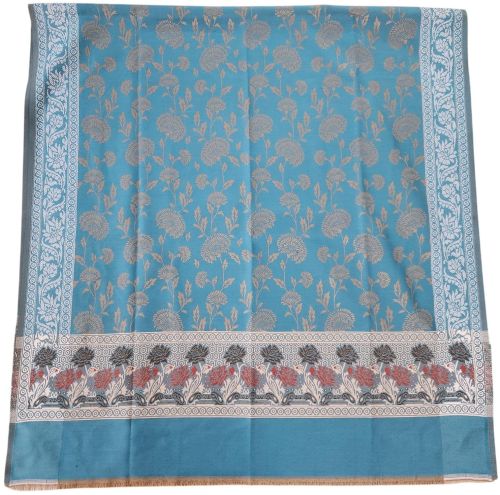 Printed Ladies Genius Woolen Shawl, Color : Multicolor