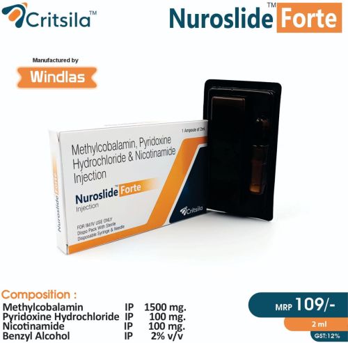 Methylcobalamin Injection, Brand Name : Nuroslide Forte