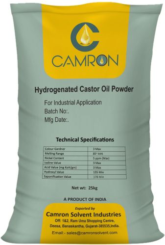 Hydrogenated castor oil powder, Brand Name : Camron
