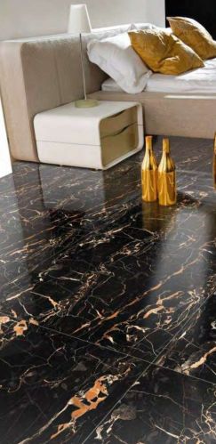 Polished Golden Portoro Marble, Shape : Customizable