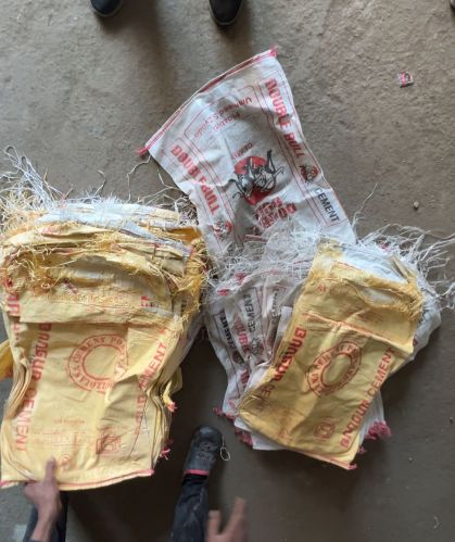 Polypropylene Mouth Cut Used Empty Cement Bags