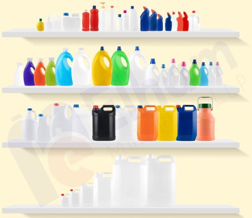 Polished HDPE Liquid Detergent Bottles, Brand Name : Elham