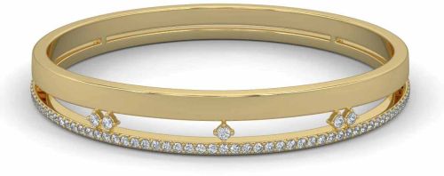 Modern Gold Diamond Bracelet, Color : Silver