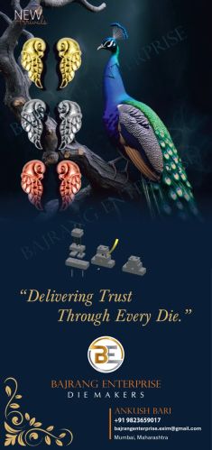 Steel Peacock Die, Brand Name : Bajrang Enterprise