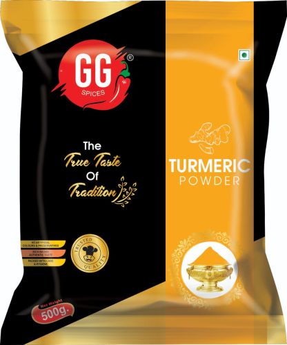 A Grade Gg spices turmeric powder, Packaging Size : 500g