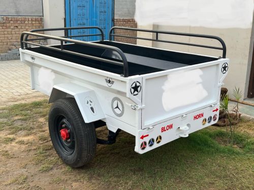 Paint Coated Cast Iron Agricultural Jeep Trolley for Agriculture Use