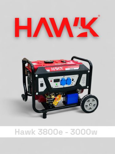 3kw petrol self start hawk portable generator