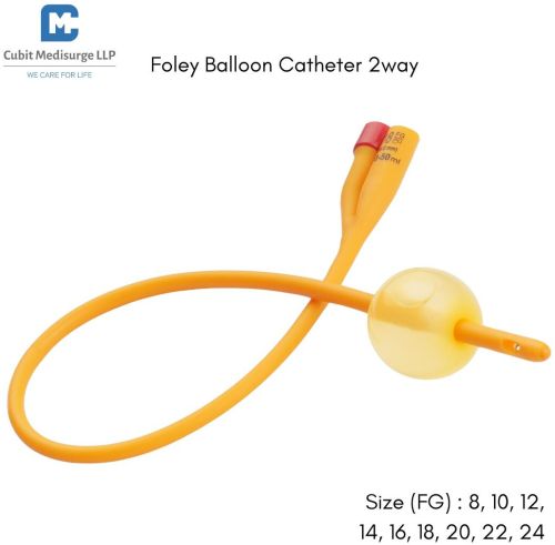 Rubber Foley Balloon Catheter