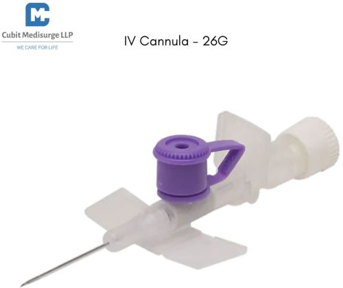 Plastic IV Cannula 26G Standard Size, Brand Name : Cusurge