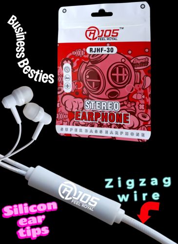 Silicon PVC Handsfree Earphones, Brand Name : RJO5 Feel Royal